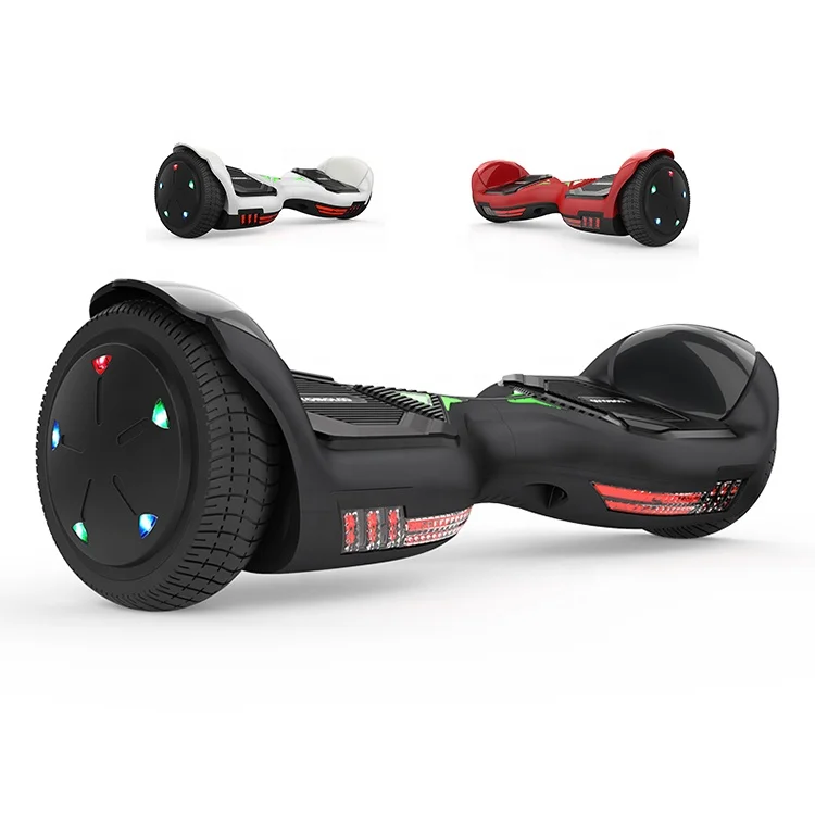 TOMOLOO Q8 фиолетовый 6 5 дюймовый детский светодиодный Черный Белый двухколесный самобалансирующийся Электрический Ховерборд скутеры для