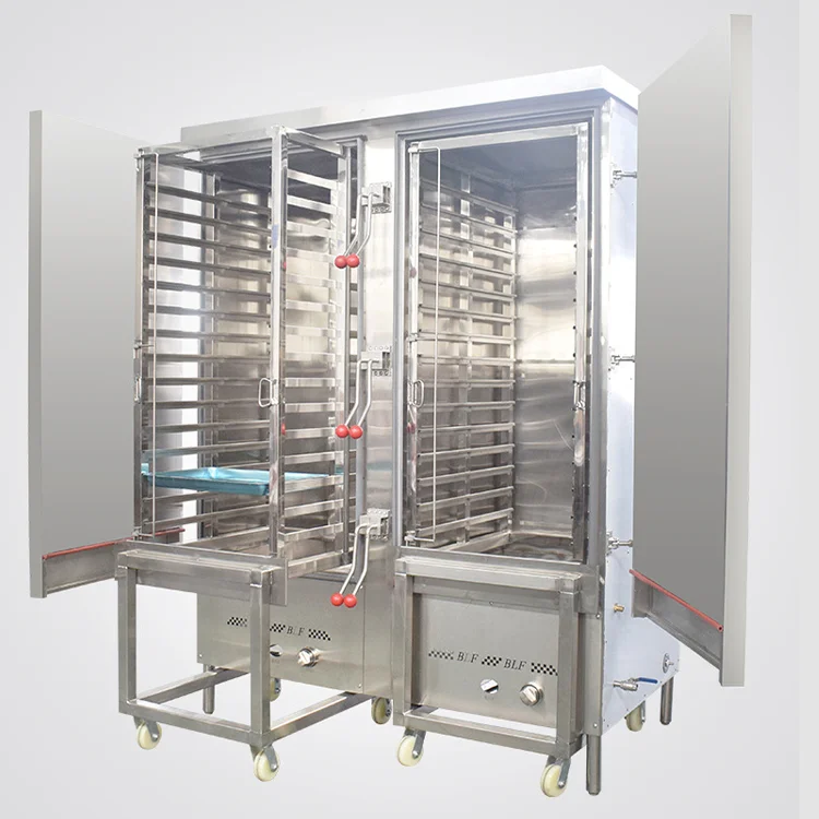 Commercial Kitchen Stainless steel electric gas rice fish dim sum steam cabinet steaming steamer cabinet