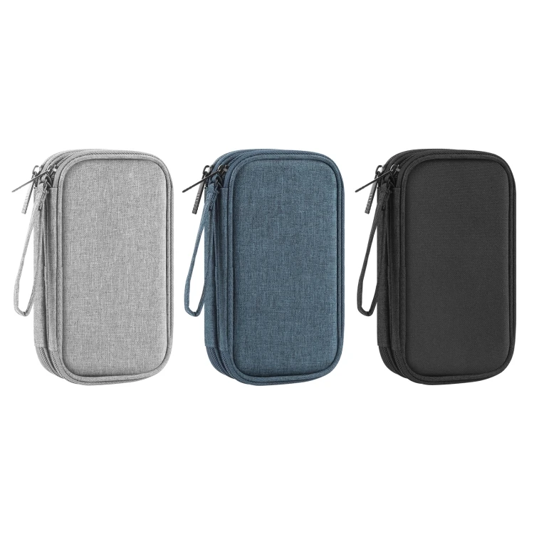 Cheap Travel Organizer Bag Waterproof Case Double Layer Organize Electronic Cable Charger Power Bank Phone Portable Storage Bag