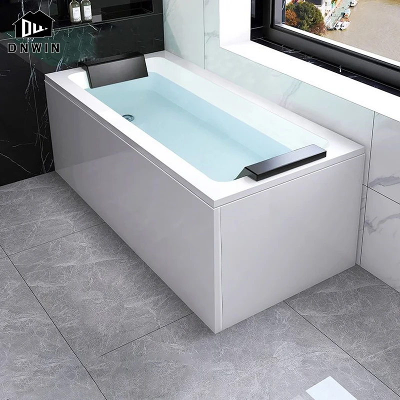 New Design Indoor Modern Massage Spa Freestanding Bathtub Acrylic Whirlpool Massage Bath Tubs