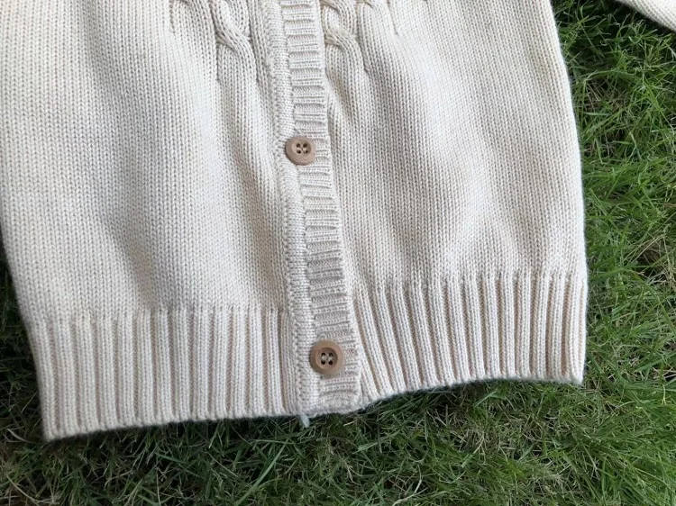 Лидер продаж 2020, милый мягкий свитер из органического хлопка для новорожденных, с китайской фабрики