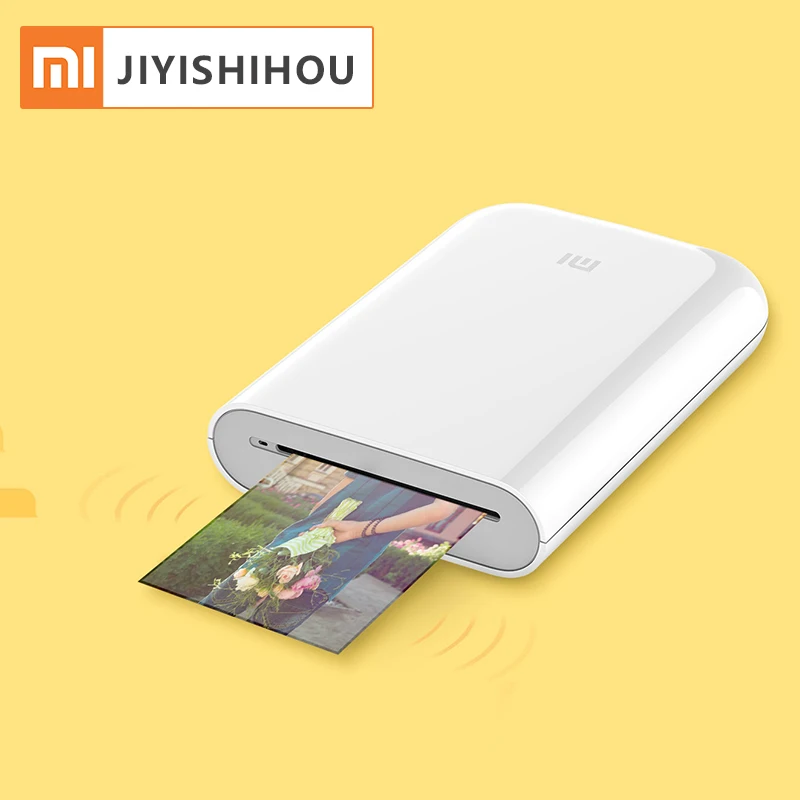  Портативный фотопринтер Xiaomi Mijia технология AR 300 точек/дюйм мини Карманный с DIY карманным