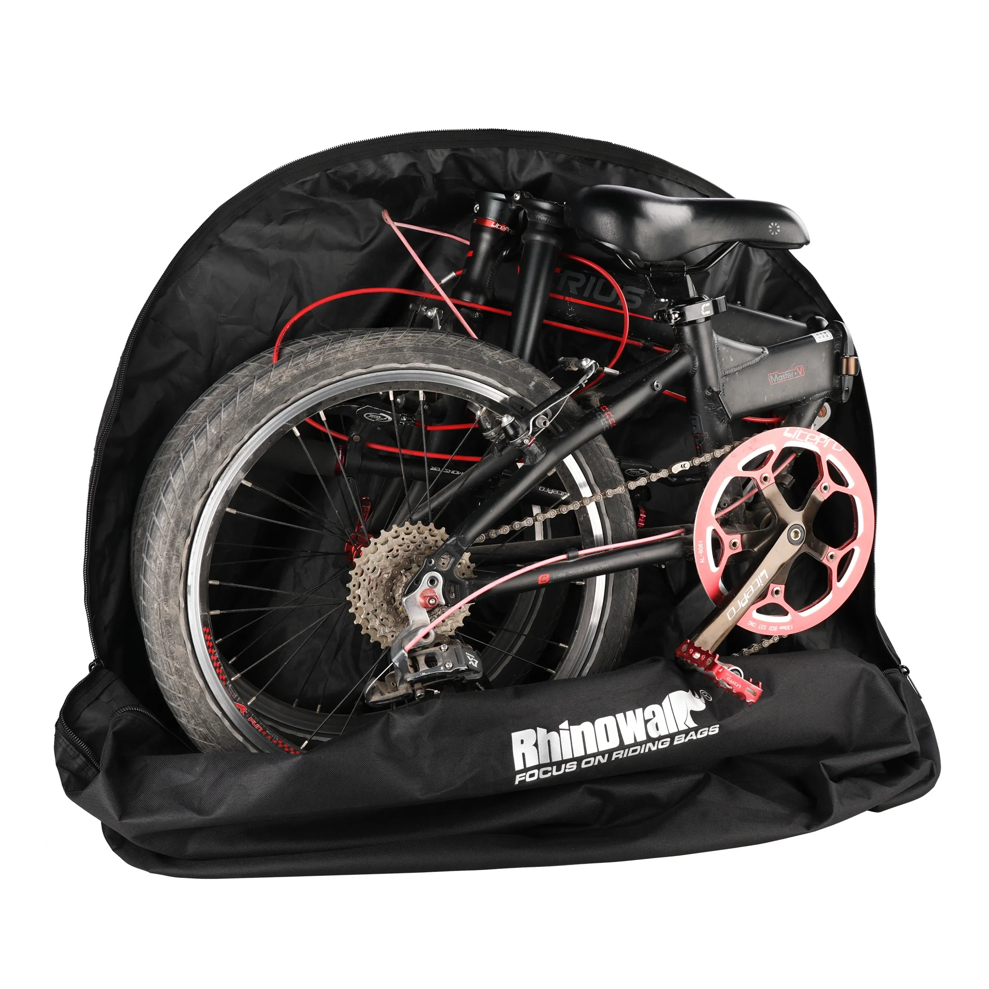 Rhinowalk 20 Inch Folding Bike carrying bag Balanced Bike Carrier storage bag for bicycle