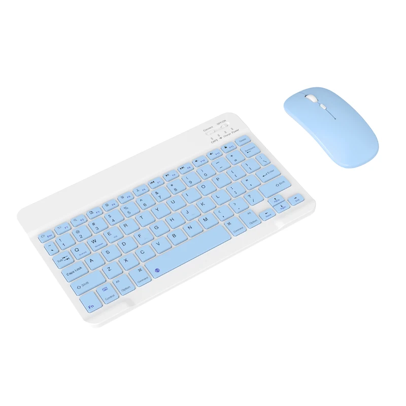 Беспроводная клавиатура и мышь для Apple Teclado iPad Xiaomi Samsung Huawei телефон планшет Android