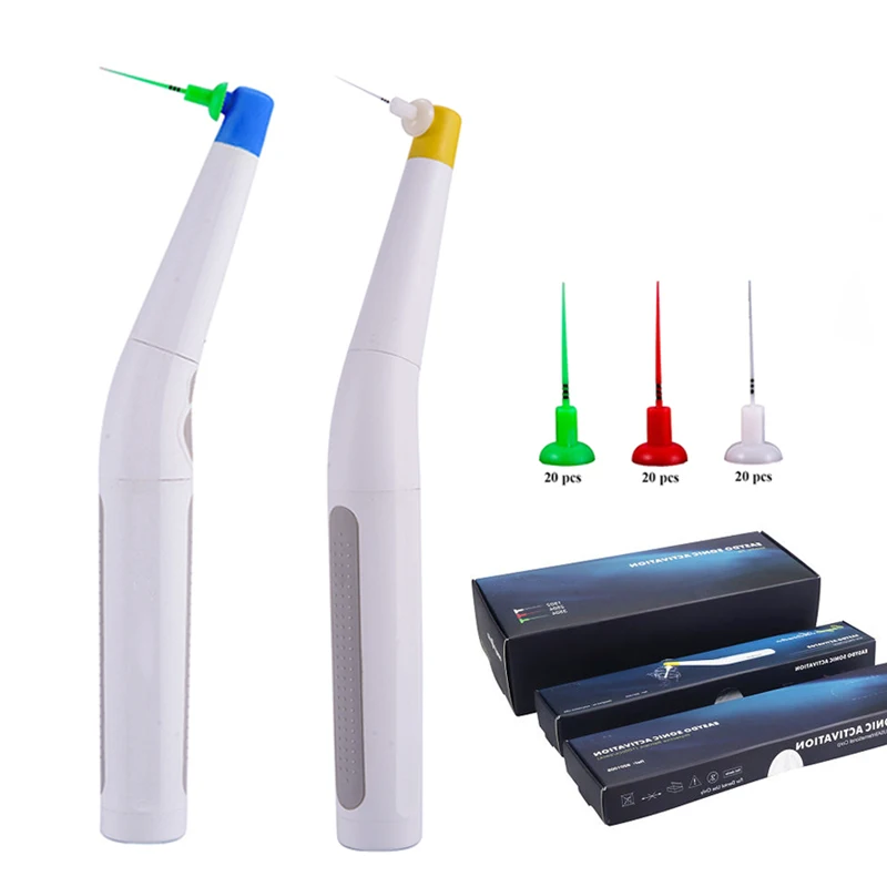 Dental Tools Sonic Irrigator Activator Root Canal Sonic Activation System With 60 Endo Files For Endodontic Cleaning Irrigating