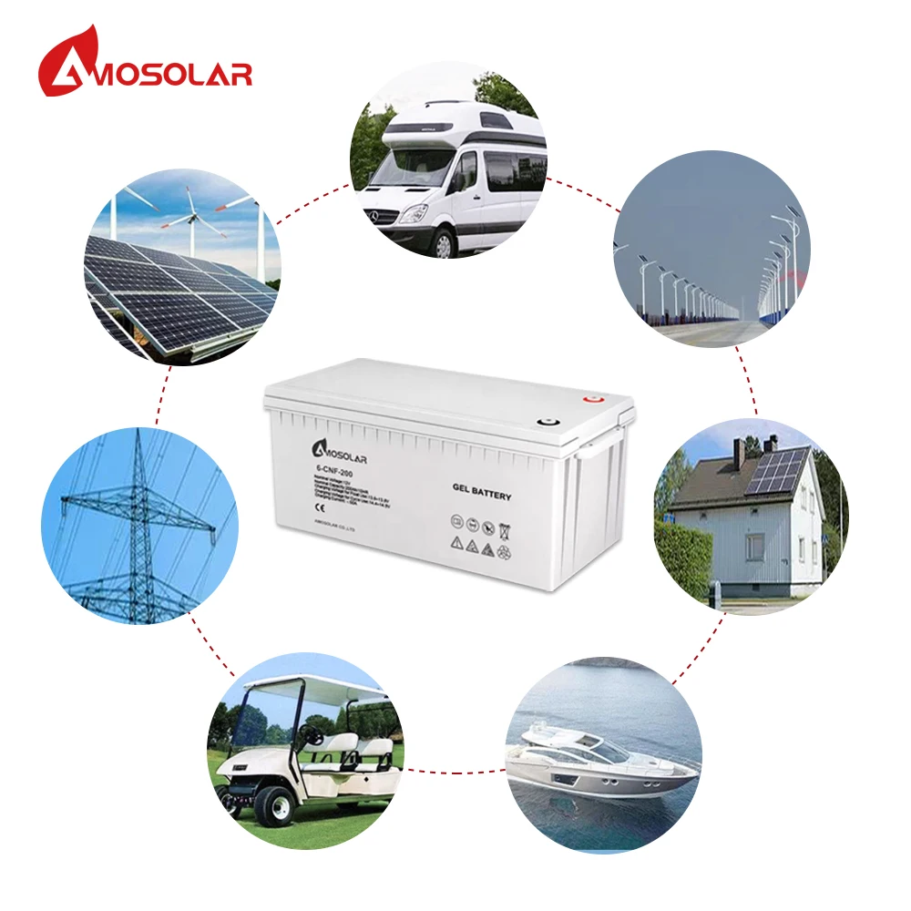 Manufacturer Direct selling 12v 24v 200ah 100ah 50ah 200ah Deep Cycle Gel Battery For Solar Energy Storage