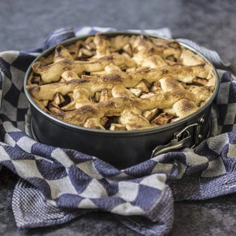 8 дюймов Круглая разъемная пирога Плесень углеродистая сталь круглый противень для выпечки тортов лотки