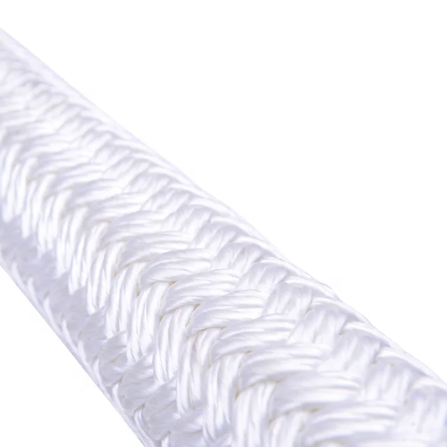FBR Double braid marine polyester rope High Quality sailing rope mooring hawser