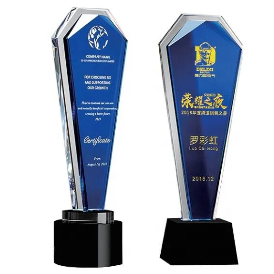 Шанчен заказной деревянный стеклянный трофей с гравировкой Trofeos Personalizados оптом Пустые Хрустальные трофеи изготовленные в Китае