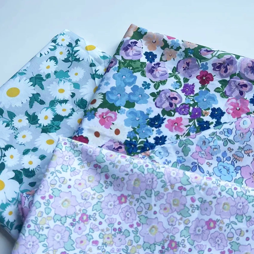 Wholesale Custom digital printed penguin design on 100cotton poplin fabric for kids