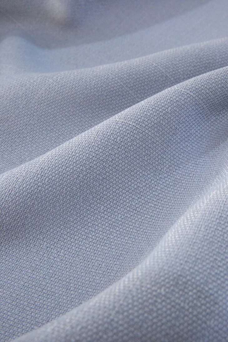 Hot Sale Customized Jacquard 100% Polyester Embossed Blackout Fresh Style Curtain Fabric