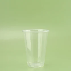 Wholesale Printed Logo Disposable Transparent Plastic Drinking Cups 500CC Custom Plastic Cups PP For Drink