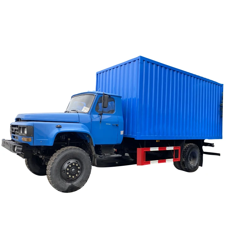 China Factory Direct Supply 8 Tons Dongfeng 4x4 Van Cargo Truck for Sale
