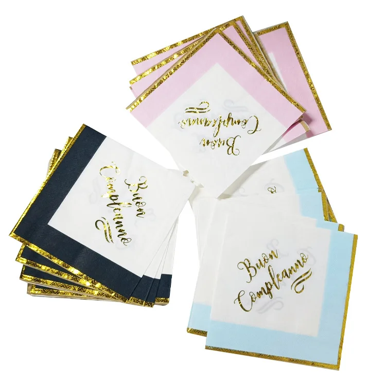 Hot Sale Custom Napkins With Logo Dinner Napkins Tissue Paper