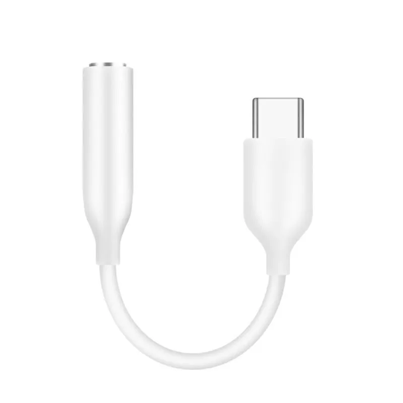 USB C To 3.5mm AUX Headphone Adapter Type C Jack Earphone Cable Adapter For Samsung Huawei Phone Adapter