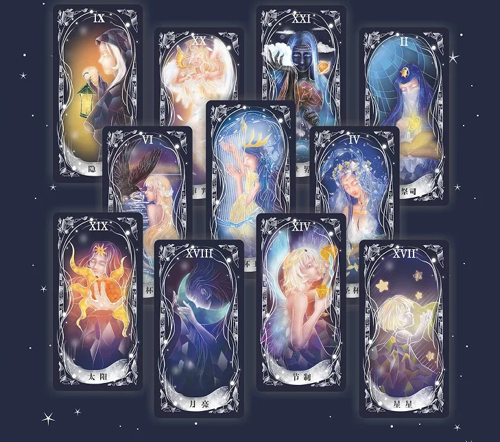 Tarot Cards with Guide Book 78 Classic Pvc Original tarot kartlar Deck jeux de Tarot Fortune Telling Game cards and oracles