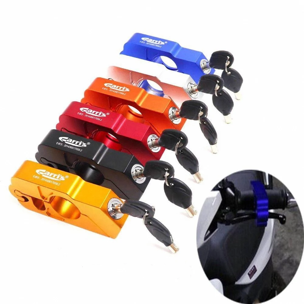 brake handle grip security safety locks motorcycle clutch locking cd70 motorcycle handle lock