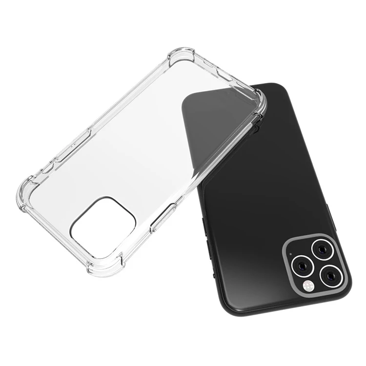 2021 Anti-knock Silicone Armor Transparent TPU Case Clear Gel Cover for iphone 11 12 pro mini max OPPO MI XIAOMI HUAWEI