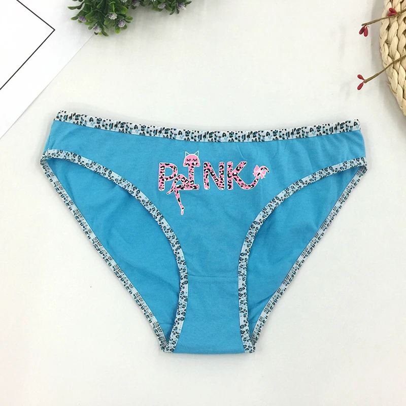 Factory OEM premium quality fancy design side leopard comfortable underwear panties