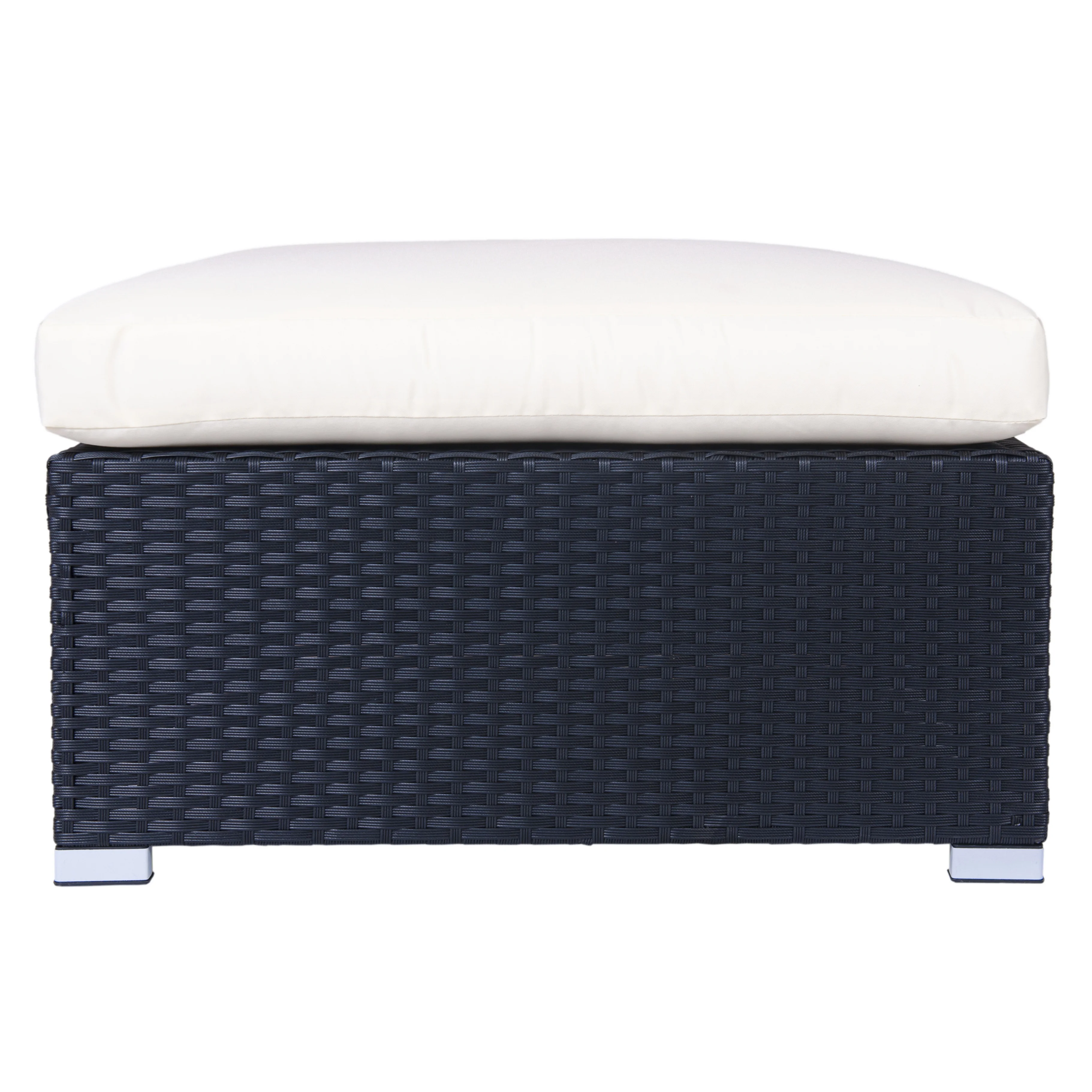 L-образный диван, мебель из ротанга для любой погоды, Модный Набор садовых диванов, садовая мебель из ротанга