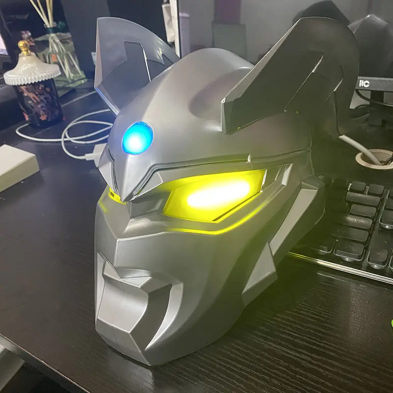 Ultraman Cosplay Superhero Zero Costumes Deluxe Helmet Halloween Adult Touch Luminous mask