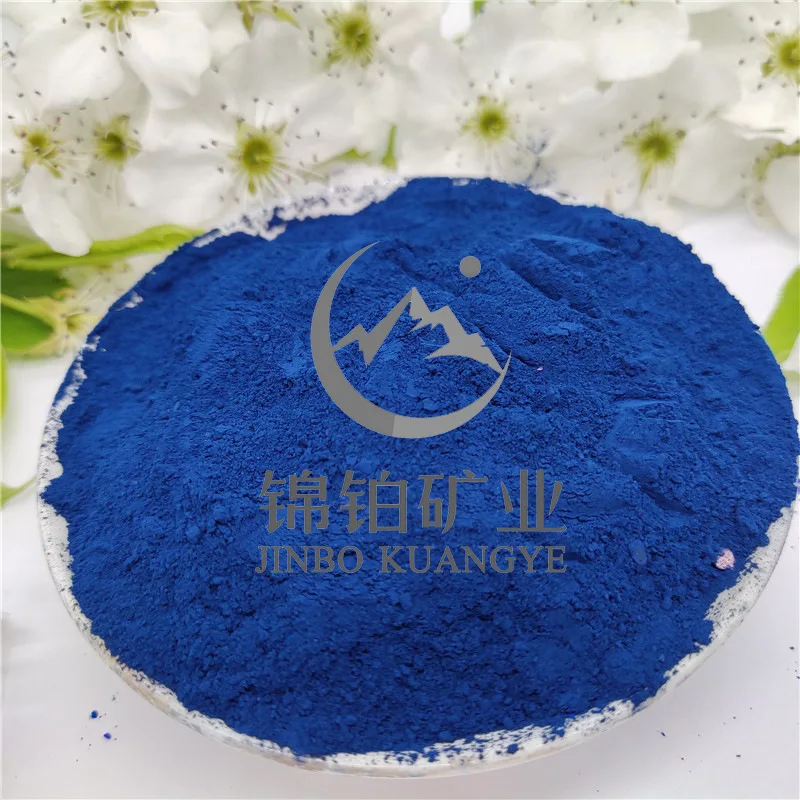 High temperature calcination resistant composite inorganic pigment Malachine blue pigment with good stability