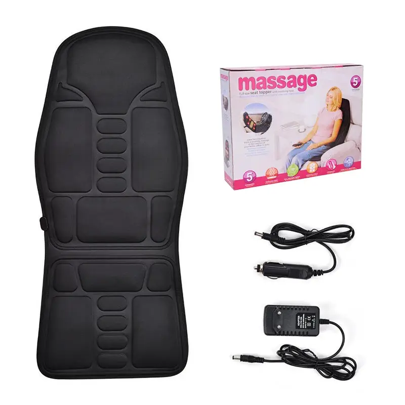 Cheap OEM Electric Massage Seat Cushion Car Home Office Infrared Heating Mat Full Body Chair Massage Pad