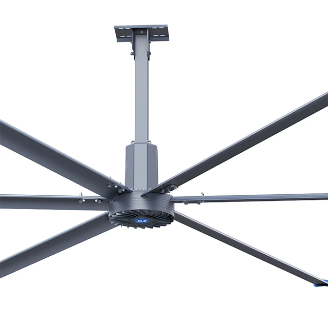 PMSM Motor Aluminum Alloy Blade Big Ass Fan HVLS Commercial Industrial Cooling ceiling Fan