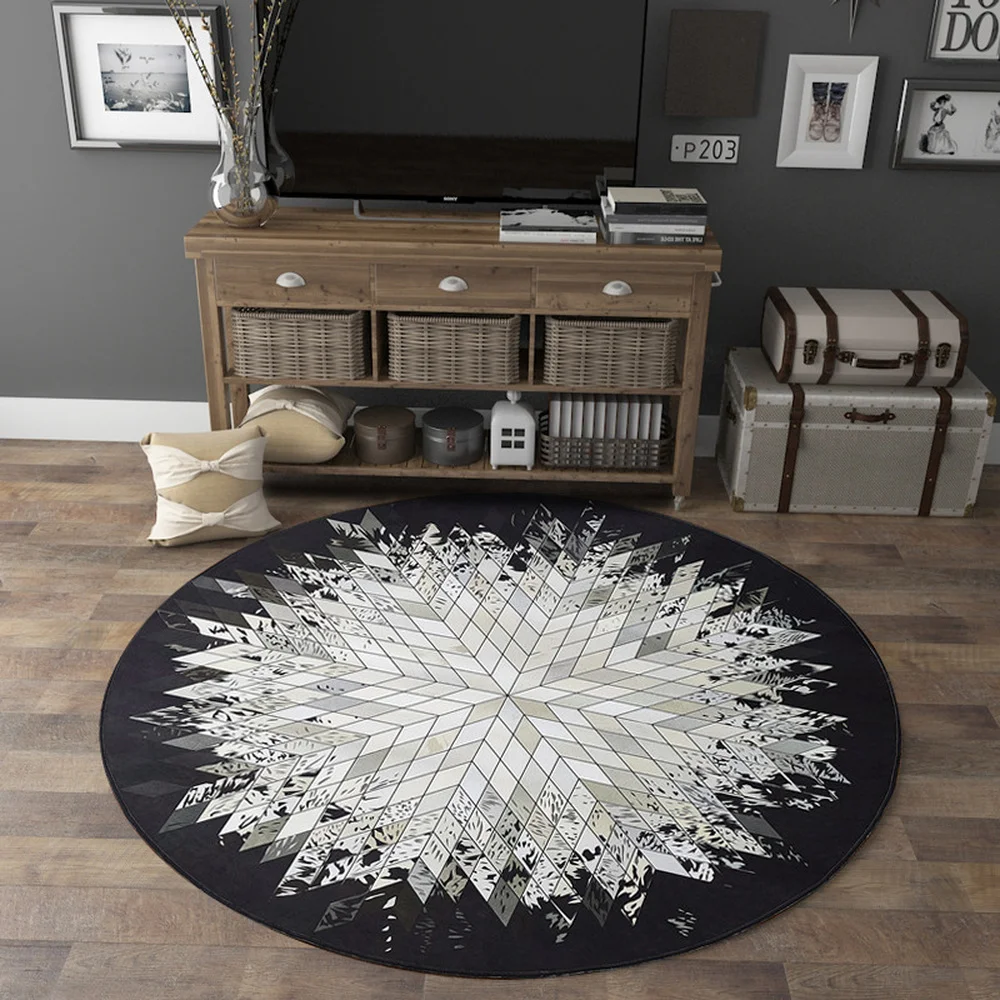  Manufacturers illusion Environmental protection jaipur rugs waterproof cowhide rug with