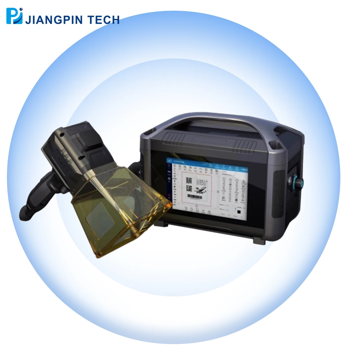 Upgraded 20W/30W Portable Metal Engraving Glass Logo Printing Handheld Fiber Laser Marking Machine Pump Plug-in Supports AI