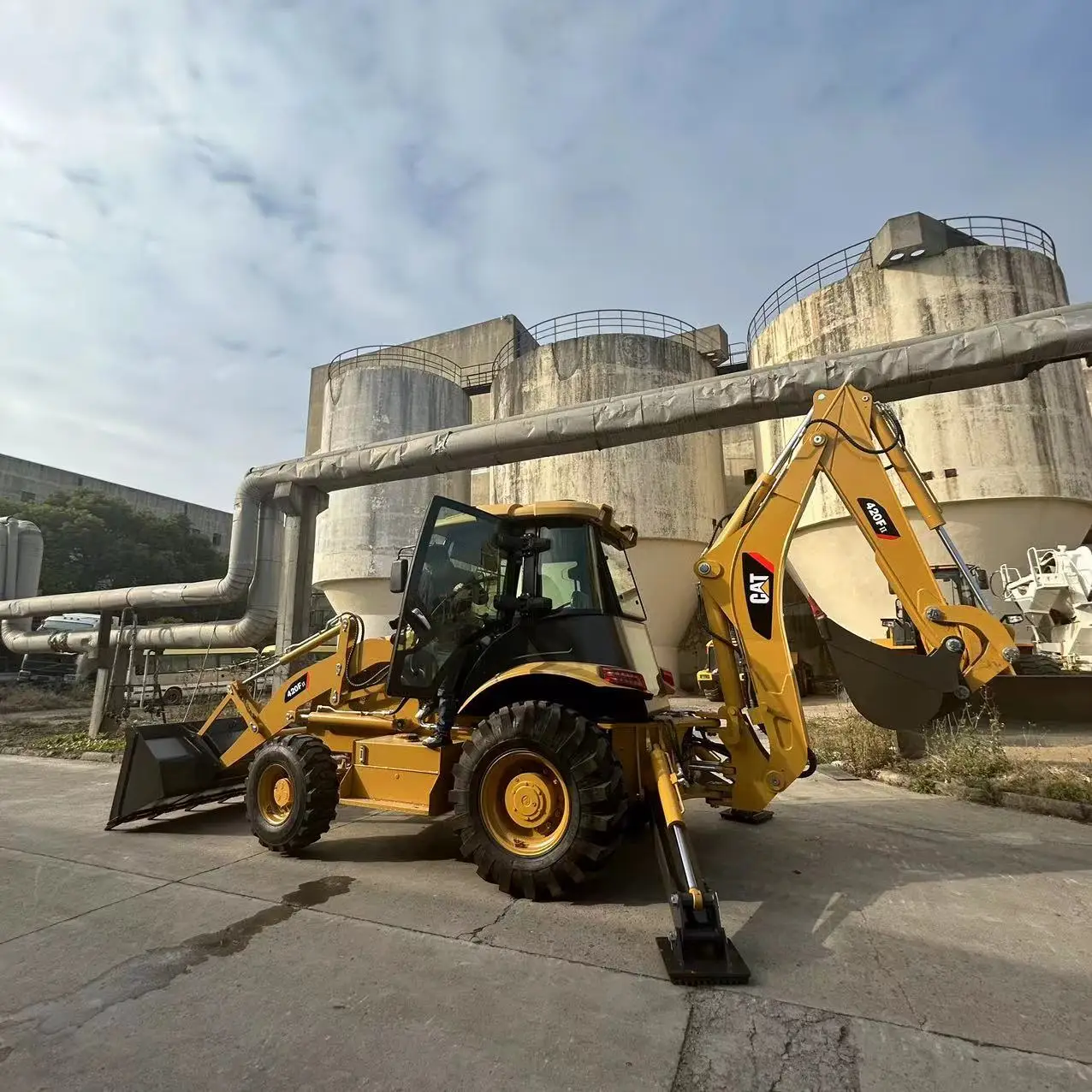 New Arrival Used Caterpillar 420F2  Backhoe Loader Hydraulic Crawler loader used cat 420F2 loaders with cheap price