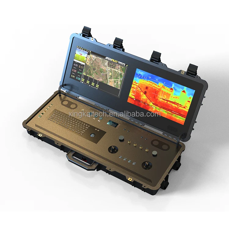 Dual Screen Drone Ground Control Station for UAV Drone Agricultural Spray UAV Industrial Ground Control System Drone Accessories