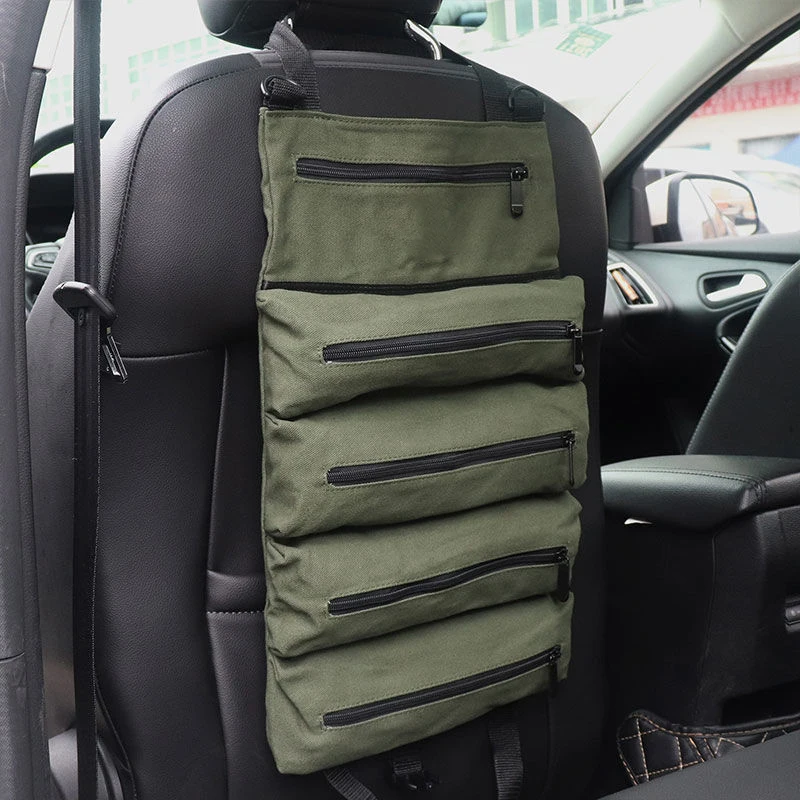 High Quality Multi-Function Outdoor Roll-Up Tool Bag with Heavy Duty Canvas Tool Bag Veto Tools Bucket Bag