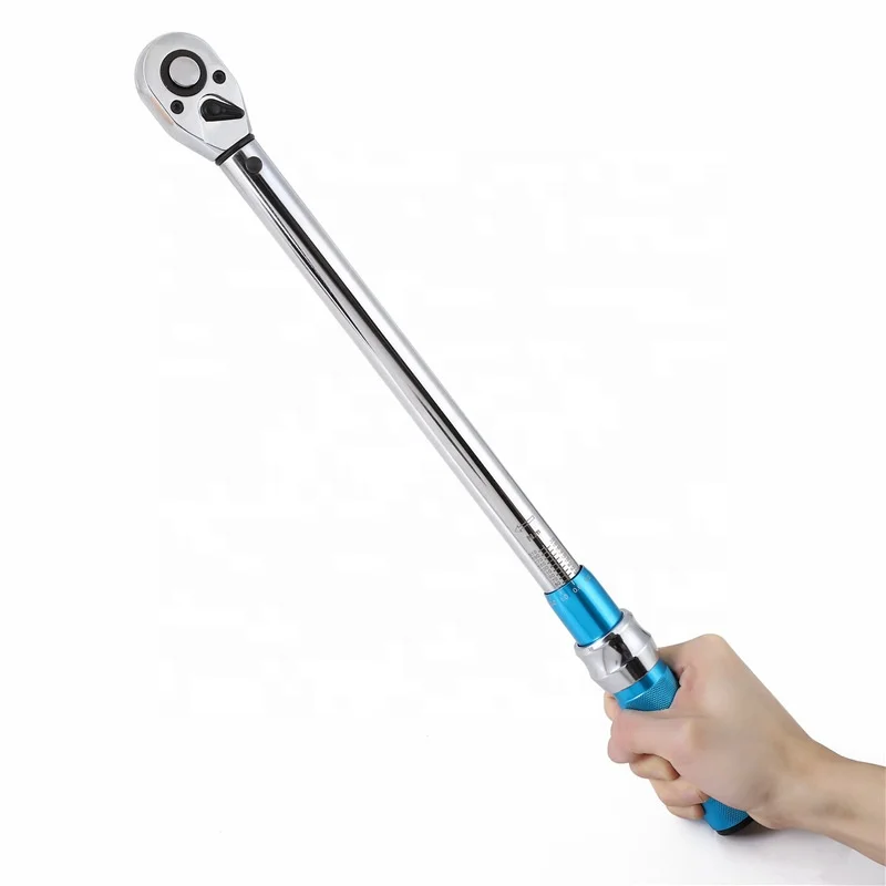 Adjustable 1/2 Inch Mechanical Torque Wrench 20-210 Nm Preset Chrome Ratchet Spanner Polish Surface Industrial