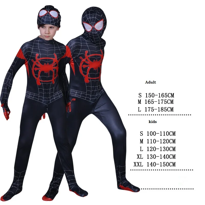  Fashion Cool Cosplay Spiderman Costume For Kids