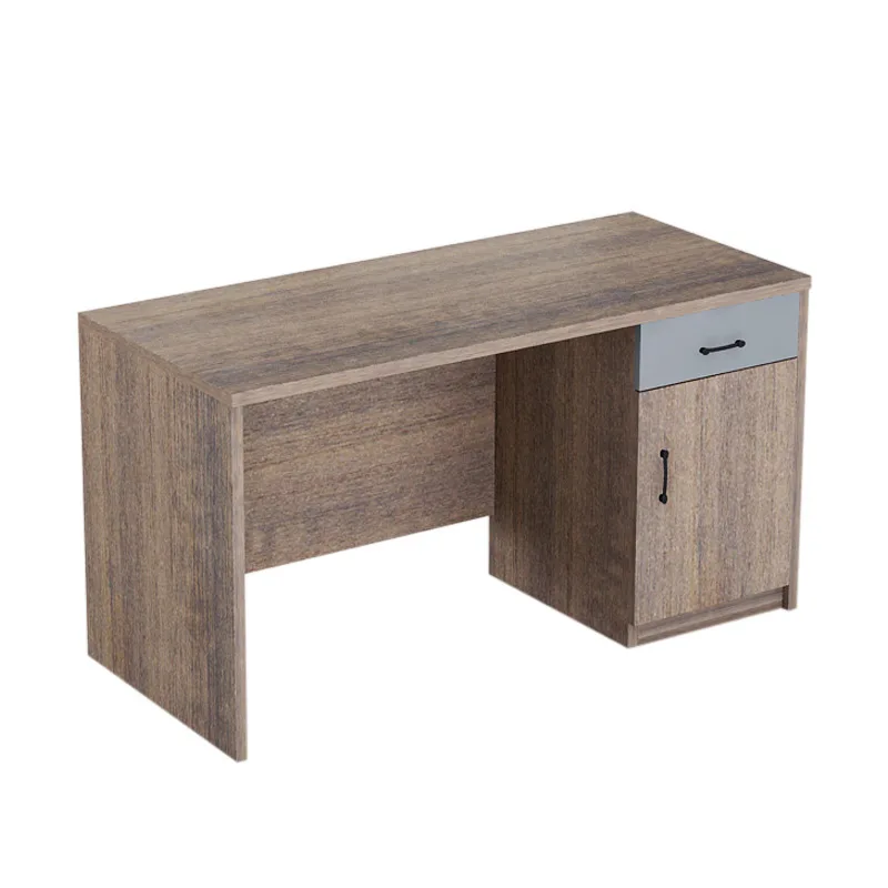 Home Office Wooden PC Study Corner Table with Layer Large Deep File Drawer  Composability  Cabinet Computer Desk