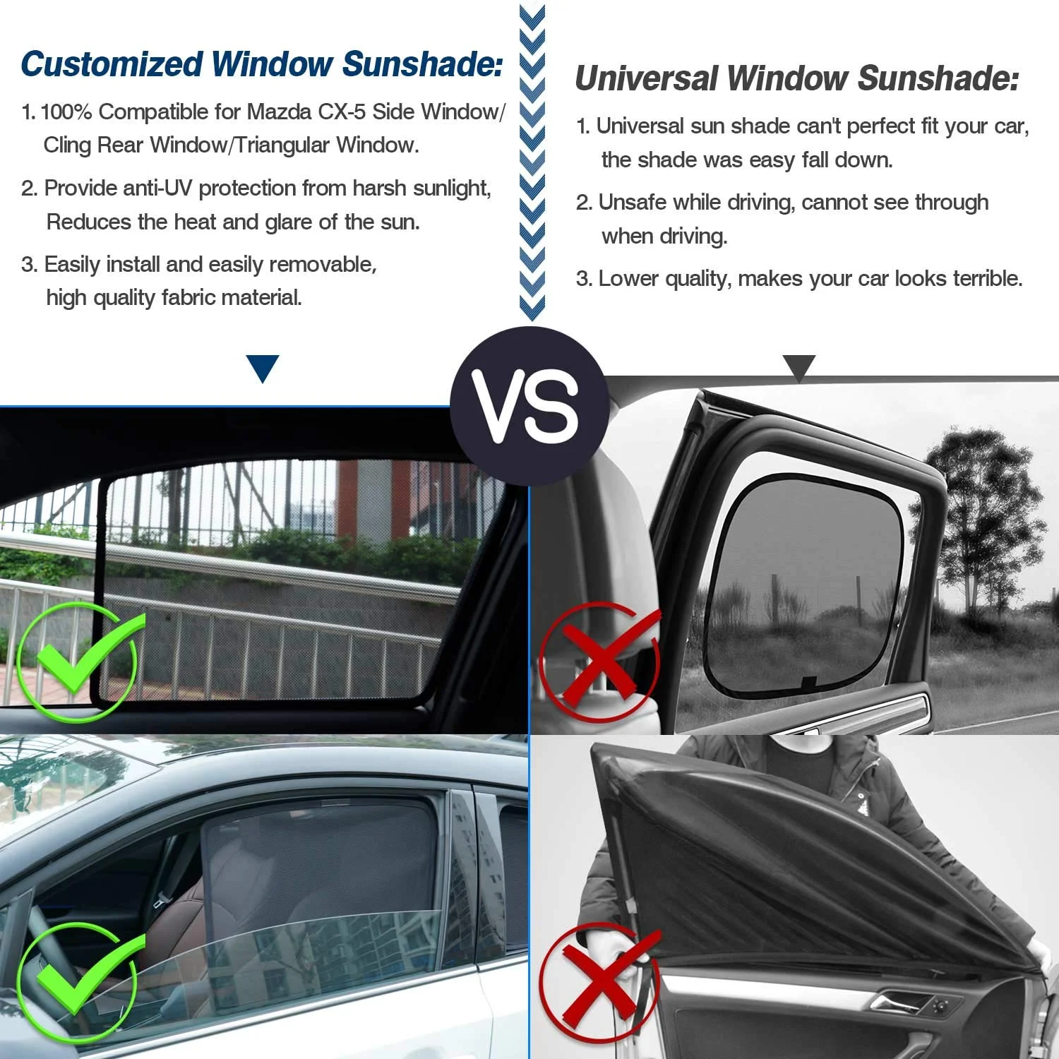 customized logo custom sunshade for car magnetic car side sunshade for TOYOTA lande cruiser prius Camry Civic HILUX Rav 4