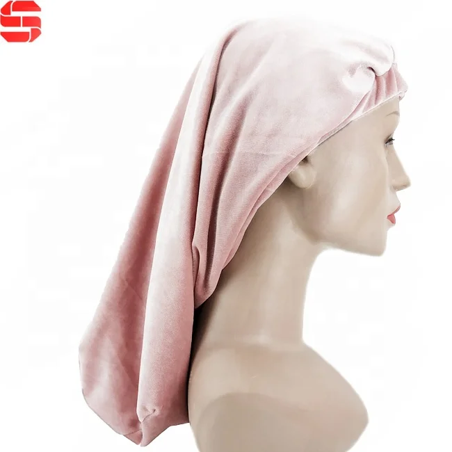 Wholesale Custom Long Best Satin Bonnet Velvet bonnets with logo