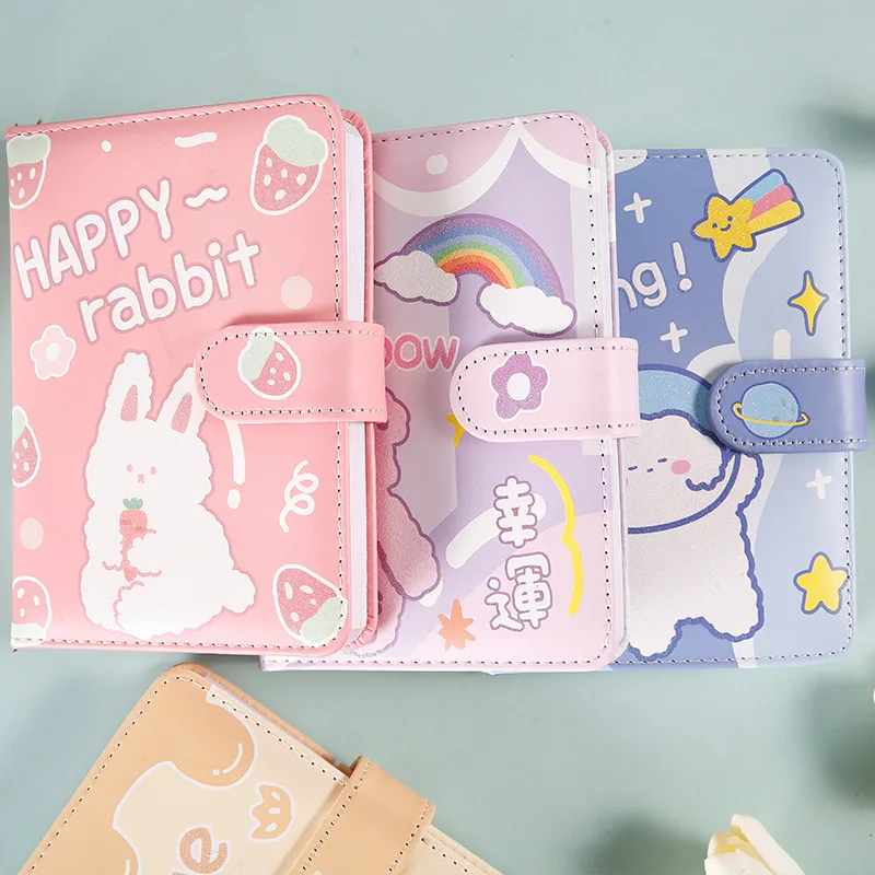Cute small leather school notebook journal notebook diary notebook