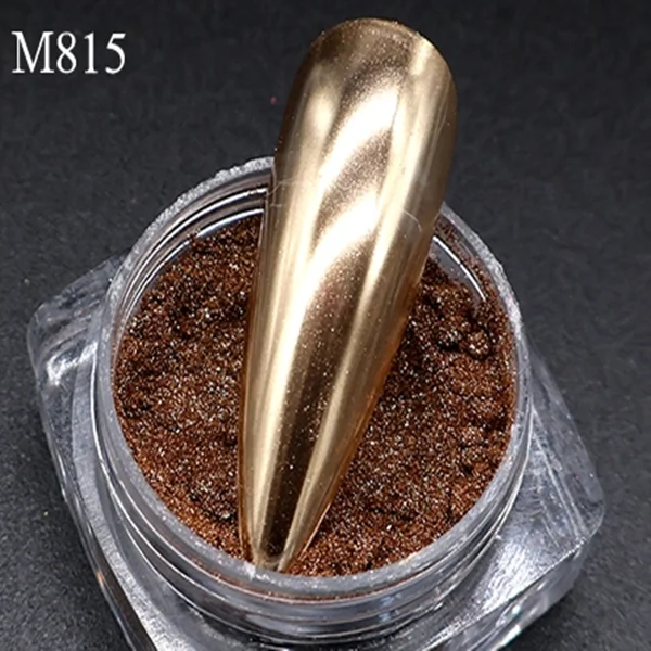 High Quality Wholesale Customization Magic Mirror Powder Gold Powder Metallic Nail Magic Mirror Powder for Nail Art