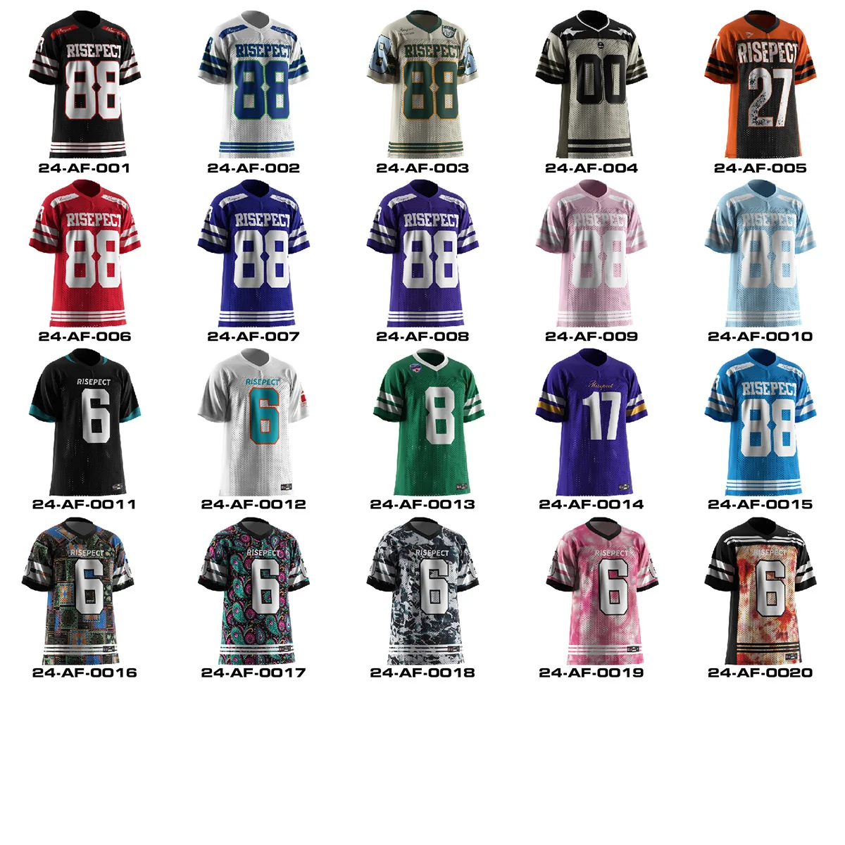 Custom Logo Club Fast Dry Pink Jerseys Custom V-Neck Mesh Jersey Padded Compression American Football Shirts Single Sleeve