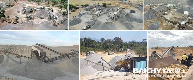 150-250tph Limestone Granite Riverstone Coal Andesite Ballast Quartz Complete Stone Crushing Production Line Rock Crusher Plant 