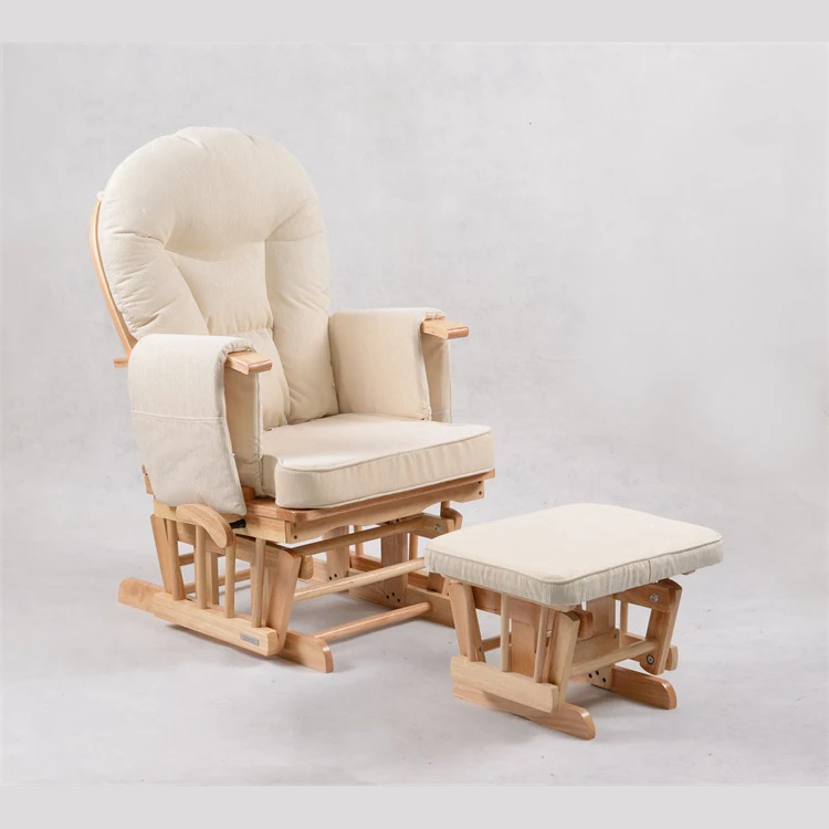 Mothercare Baby Rocker Glider Nursery Rocker Chair and Ottoman Stool