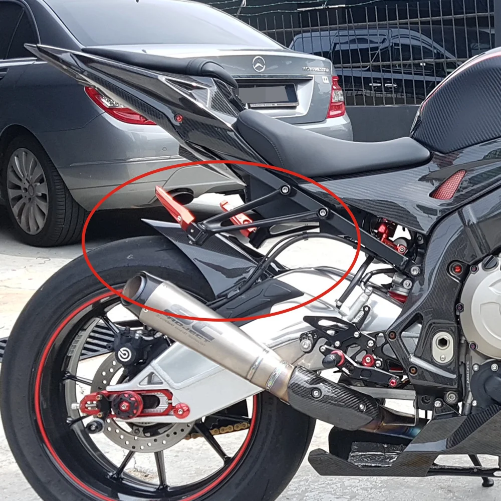 Для BMW S1000RR 2009-2018 2010 2011 2012 2013 2014 2015 2016 2017 пластиковый запасной задний крыло для
