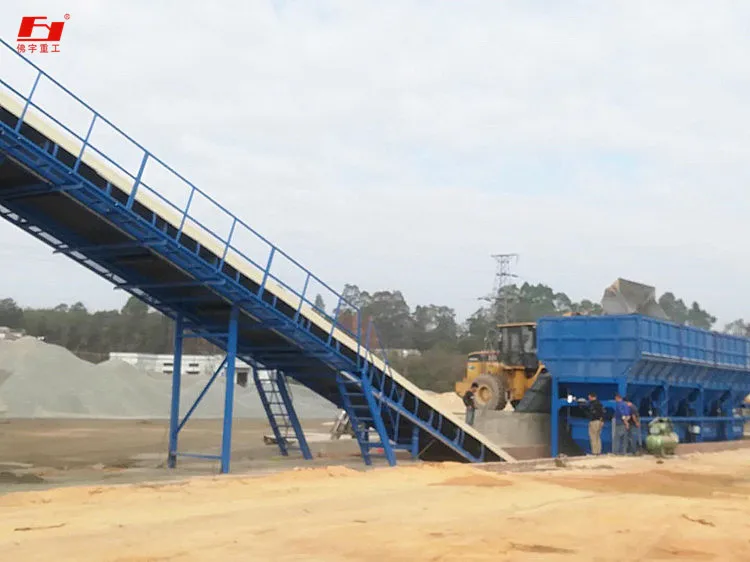 HZS90 concrete mixing plant Easy installation, low cost and advanced system It can be stirred on site in the project