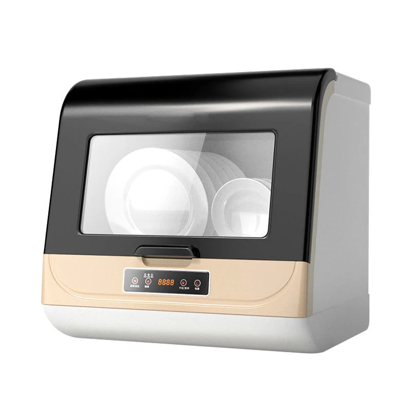 Dishwasher Full-automatic Domestic Desktop, Small Disinfection Cabinet Mini Intelligent Dishes Mini Washing Machine/