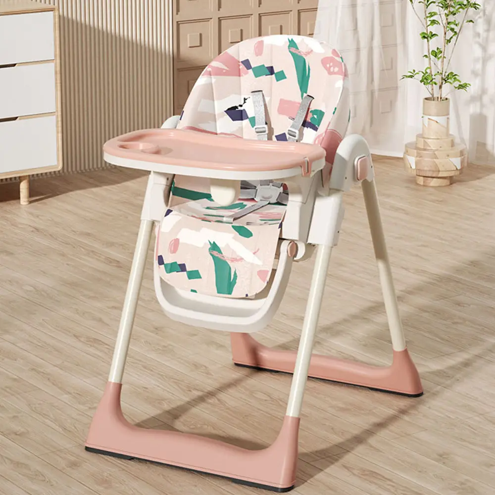 OEM foldable kids chair folding infant Baby High Chairs Feeding Highchair Adjustable Dining for Children eating