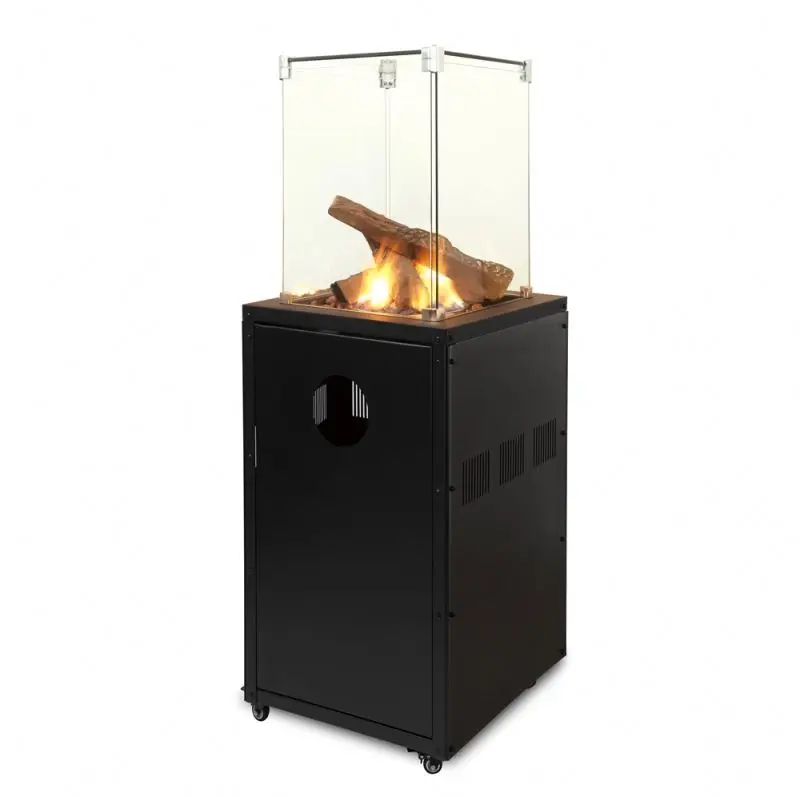 outdoor infrared patio heater with visible flames of gas fire pit burner CE approved garden heaters gas CE approved