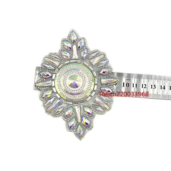 2024 Samba Clothing Accessories Glitter Rhinestone Applique Hot Fix Gem Carnival Trim Iron on Costume Dress Bag Decorations