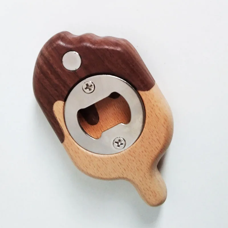 Открывалка для бутылок пива в форме мороженого с магнитом